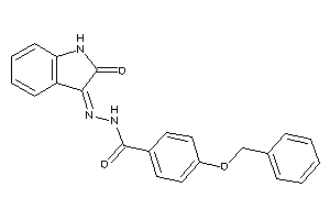 4-benzoxy-N-[(2-ketoindolin-3-ylidene)amino]benzamide