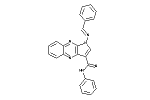 1-(benzalamino)-N-phenyl-pyrrolo[2,3-b]quinoxaline-3-carboxamide