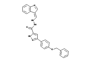 3-(4-benzoxyphenyl)-N'-(indol-3-ylidenemethyl)-1H-pyrazole-5-carbohydrazide