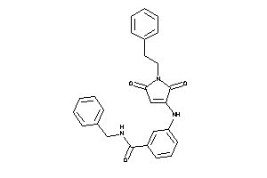 N-benzyl-3-[(2,5-diketo-1-phenethyl-3-pyrrolin-3-yl)amino]benzamide