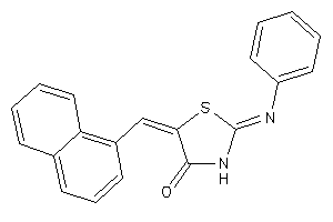 5-(1-naphthylmethylene)-2-phenylimino-thiazolidin-4-one