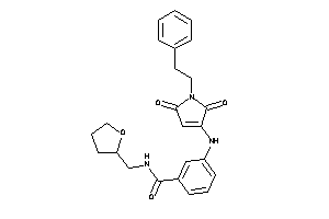 3-[(2,5-diketo-1-phenethyl-3-pyrrolin-3-yl)amino]-N-(tetrahydrofurfuryl)benzamide