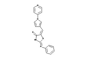 2-phenylimino-5-[[1-(4-pyridyl)pyrrol-3-yl]methylene]thiazolidin-4-one