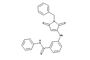 3-[(1-benzyl-2,5-diketo-3-pyrrolin-3-yl)amino]-N-phenyl-benzamide