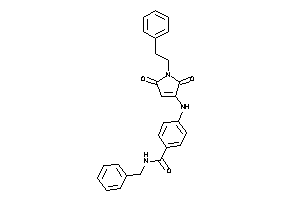 N-benzyl-4-[(2,5-diketo-1-phenethyl-3-pyrrolin-3-yl)amino]benzamide