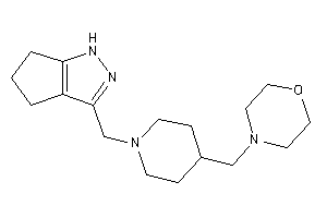 4-[[1-(1,4,5,6-tetrahydrocyclopenta[c]pyrazol-3-ylmethyl)-4-piperidyl]methyl]morpholine