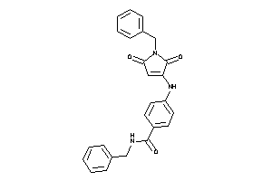 N-benzyl-4-[(1-benzyl-2,5-diketo-3-pyrrolin-3-yl)amino]benzamide