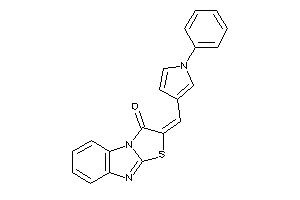 Image of 2-[(1-phenylpyrrol-3-yl)methylene]thiazolo[3,2-a]benzimidazol-1-one