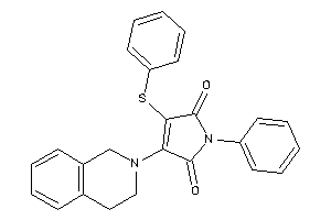 3-(3,4-dihydro-1H-isoquinolin-2-yl)-1-phenyl-4-(phenylthio)-3-pyrroline-2,5-quinone