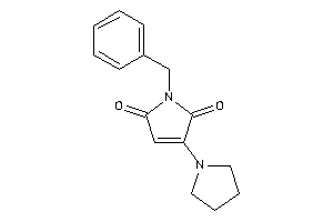 1-benzyl-3-pyrrolidino-3-pyrroline-2,5-quinone