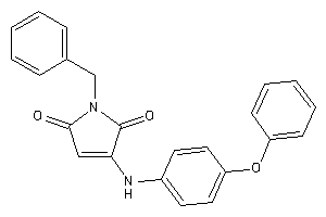 1-benzyl-3-(4-phenoxyanilino)-3-pyrroline-2,5-quinone