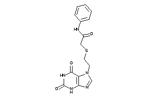 2-[2-(2,6-diketo-3H-purin-7-yl)ethylthio]-N-phenyl-acetamide