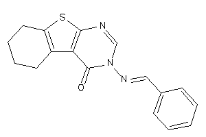 3-(benzalamino)-5,6,7,8-tetrahydrobenzothiopheno[2,3-d]pyrimidin-4-one