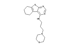 3-morpholinopropyl(5,6,7,8-tetrahydrobenzothiopheno[2,3-d]pyrimidin-4-yl)amine