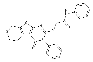 2-[[keto(phenyl)BLAHyl]thio]-N-phenyl-acetamide