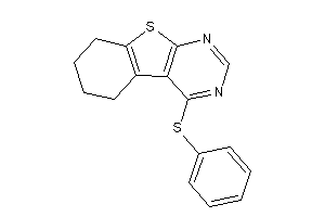 4-(phenylthio)-5,6,7,8-tetrahydrobenzothiopheno[2,3-d]pyrimidine