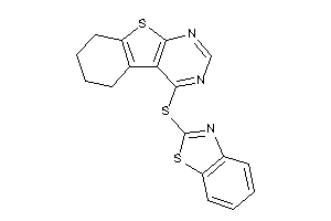 4-(1,3-benzothiazol-2-ylthio)-5,6,7,8-tetrahydrobenzothiopheno[2,3-d]pyrimidine