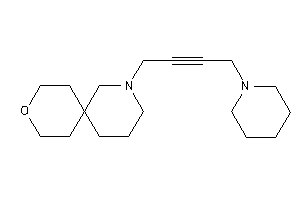 4-(4-piperidinobut-2-ynyl)-9-oxa-4-azaspiro[5.5]undecane