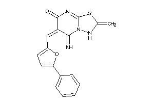 5-imino-2-methylene-6-[(5-phenyl-2-furyl)methylene]-3H-[1,3,4]thiadiazolo[3,2-a]pyrimidin-7-one