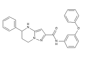 N-(3-phenoxyphenyl)-5-phenyl-4,5,6,7-tetrahydropyrazolo[1,5-a]pyrimidine-2-carboxamide