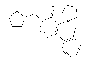 3-(cyclopentylmethyl)spiro[6H-benzo[h]quinazoline-5,1'-cyclopentane]-4-one