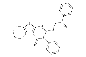 2-(phenacylthio)-3-phenyl-5,6,7,8-tetrahydrobenzothiopheno[2,3-d]pyrimidin-4-one