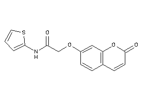 2-(2-ketochromen-7-yl)oxy-N-(2-thienyl)acetamide