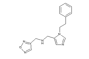 Furazan-3-ylmethyl-[(3-phenethylimidazol-4-yl)methyl]amine