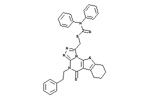 N,N-diphenylthiocarbamic Acid S-[[keto(phenethyl)BLAHyl]methyl] Ester