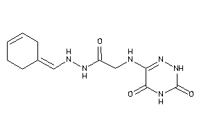 N'-(cyclohex-3-en-1-ylidenemethyl)-2-[(3,5-diketo-2H-1,2,4-triazin-6-yl)amino]acetohydrazide