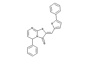 5-phenyl-2-[(5-phenyl-2-furyl)methylene]-5H-thiazolo[3,2-a]pyrimidin-3-one