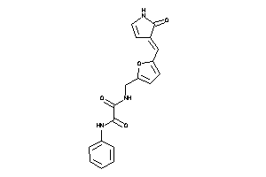 N-[[5-[(2-keto-2-pyrrolin-3-ylidene)methyl]-2-furyl]methyl]-N'-phenyl-oxamide