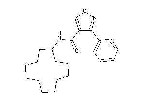 N-cyclododecyl-3-phenyl-isoxazole-4-carboxamide