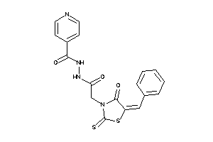 N'-[2-(5-benzal-4-keto-2-thioxo-thiazolidin-3-yl)acetyl]isonicotinohydrazide