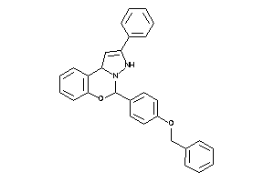 5-(4-benzoxyphenyl)-2-phenyl-5,10b-dihydro-3H-pyrazolo[1,5-c][1,3]benzoxazine