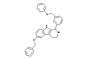 6-benzoxy-1-[3-(phenoxymethyl)phenyl]-2,3,4,9-tetrahydro-1H-$b-carboline