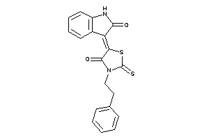 5-(2-ketoindolin-3-ylidene)-3-phenethyl-2-thioxo-thiazolidin-4-one