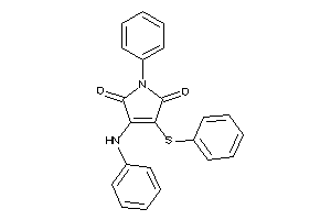 3-anilino-1-phenyl-4-(phenylthio)-3-pyrroline-2,5-quinone