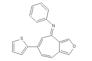 Phenyl-[6-(2-thienyl)cyclohepta[c]furan-8-ylidene]amine