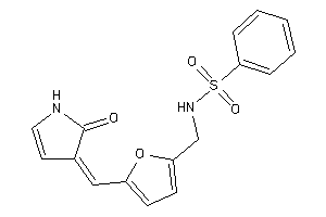 N-[[5-[(2-keto-2-pyrrolin-3-ylidene)methyl]-2-furyl]methyl]benzenesulfonamide