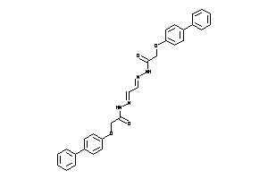 2-(4-phenylphenoxy)-N-[2-[[2-(4-phenylphenoxy)acetyl]hydrazono]ethylideneamino]acetamide