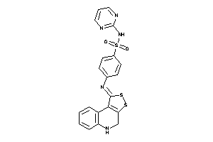 4-(4,5-dihydrodithiolo[3,4-c]quinolin-1-ylideneamino)-N-(2-pyrimidyl)benzenesulfonamide