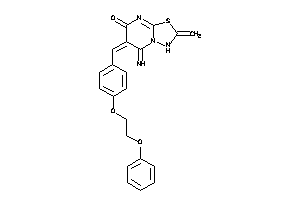 5-imino-2-methylene-6-[4-(2-phenoxyethoxy)benzylidene]-3H-[1,3,4]thiadiazolo[3,2-a]pyrimidin-7-one