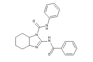 Image of 2-benzamido-N-phenyl-3a,4,5,6,7,7a-hexahydrobenzimidazole-1-carboxamide