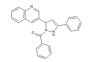Phenyl-[3-phenyl-5-(3-quinolyl)-3-pyrazolin-1-yl]methanone