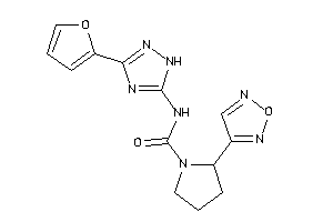 2-furazan-3-yl-N-[3-(2-furyl)-1H-1,2,4-triazol-5-yl]pyrrolidine-1-carboxamide