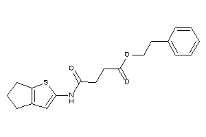 4-(5,6-dihydro-4H-cyclopenta[b]thiophen-2-ylamino)-4-keto-butyric Acid Phenethyl Ester