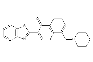 3-(1,3-benzothiazol-2-yl)-8-(piperidinomethyl)chromone