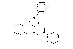 Image of 3-(2-phenyl-5,10b-dihydro-3H-pyrazolo[1,5-c][1,3]benzoxazin-5-yl)chromone