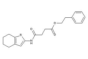 4-keto-4-(4,5,6,7-tetrahydrobenzothiophen-2-ylamino)butyric Acid Phenethyl Ester